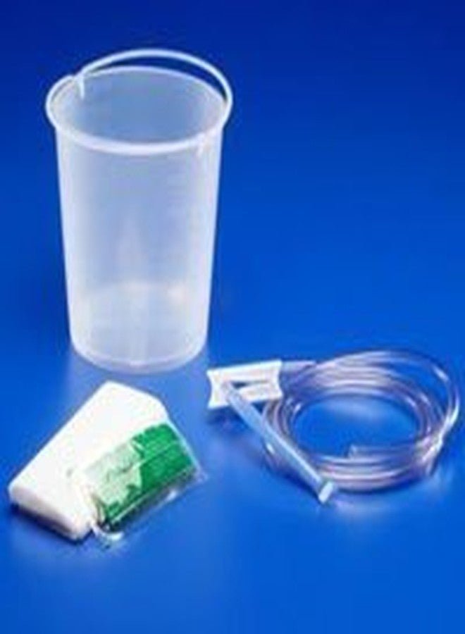 رقم القطعة 145524، كيس تشحيم مسبق للغازات مع أنبوب شرجي بطول 19 بوصة، مصنوع من الفينيل، مقاس 24 فرنسي، من إنتاج شركة كيندال.